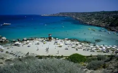 Пляж «Konnos Bay» (Айя Напа и Протарас, Кипр)