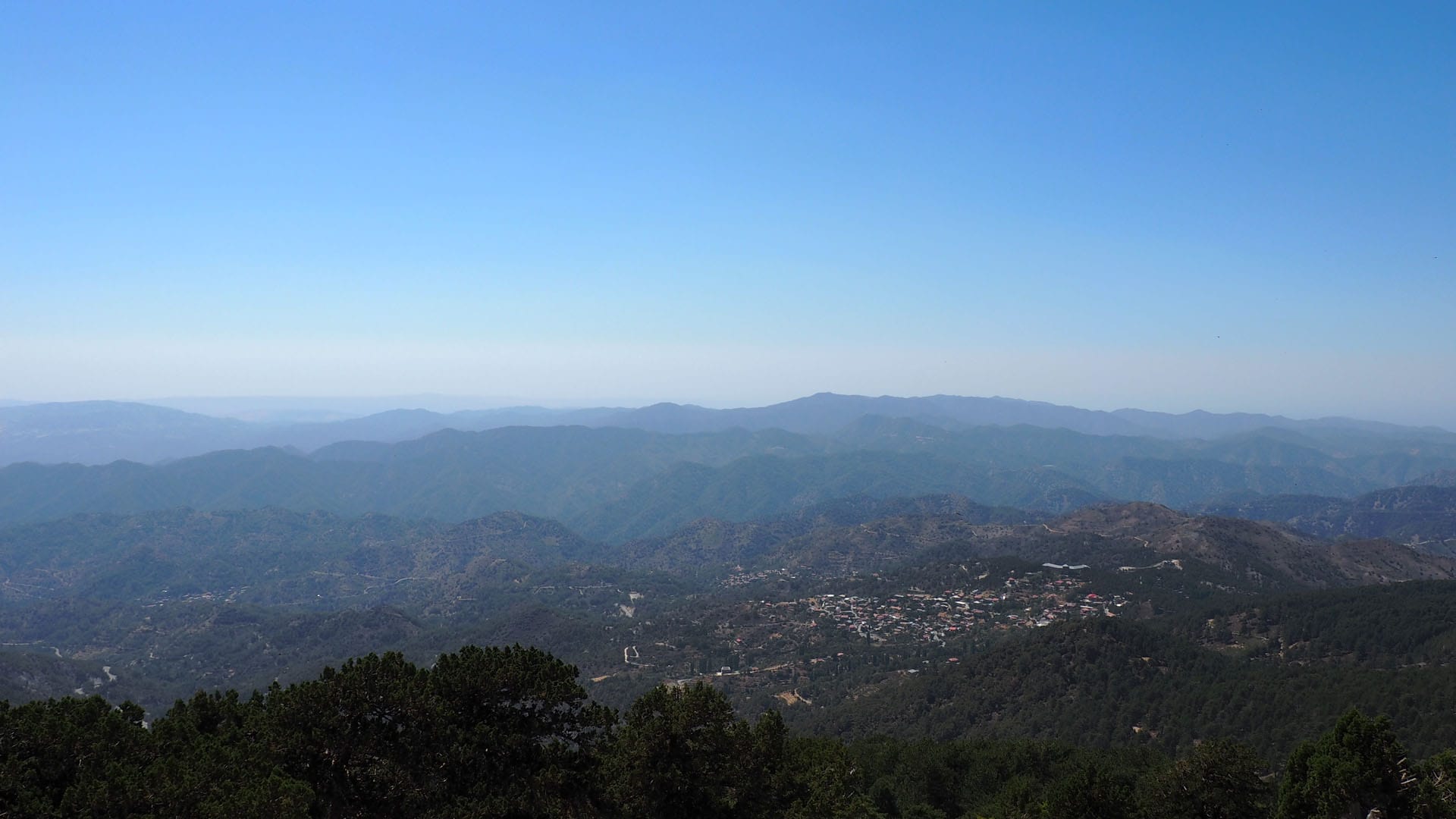 Панорама Троодоских гор