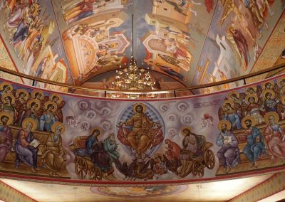 Внутреннее убранство церкви Св. Рафаила, Николая и Ирины, монастырь Св.Марины (Кипр)