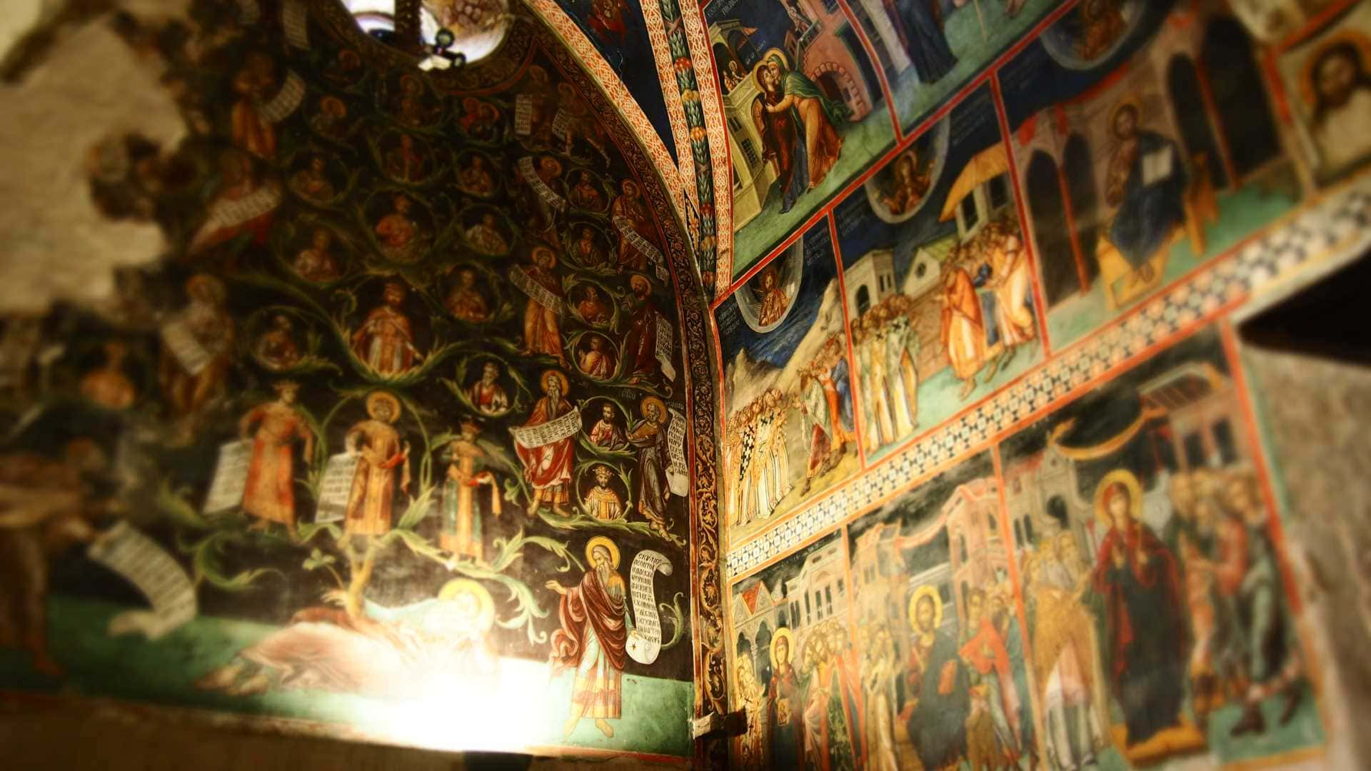 Фрески монастыря Св.Иоанна Лампадиста (Кипр)