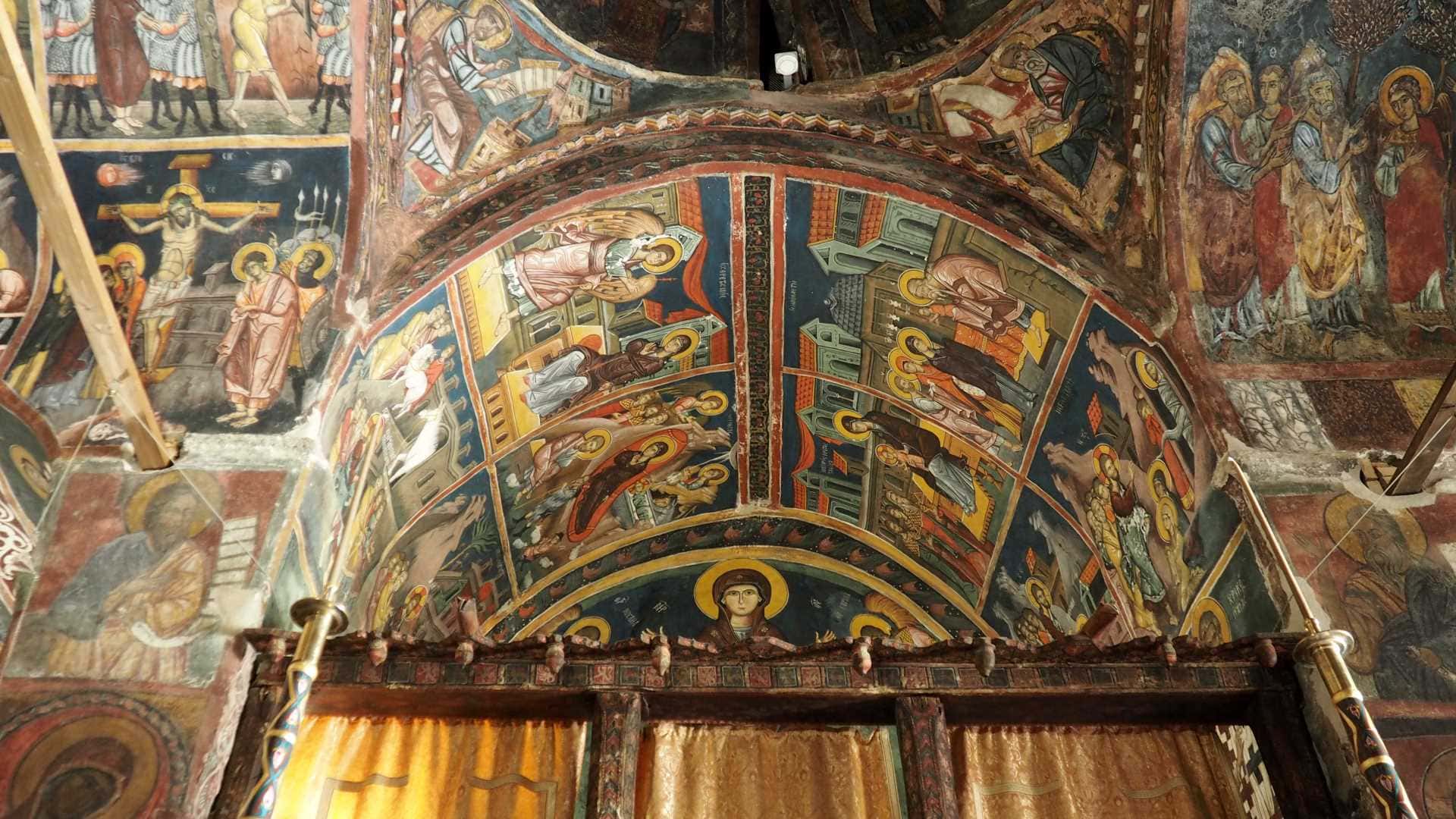 Фрески монастыря Св.Иоанна Лампадиста (Кипр)