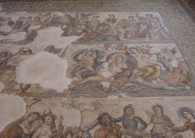 Напольные мозаики в Пафосе (Кипр)