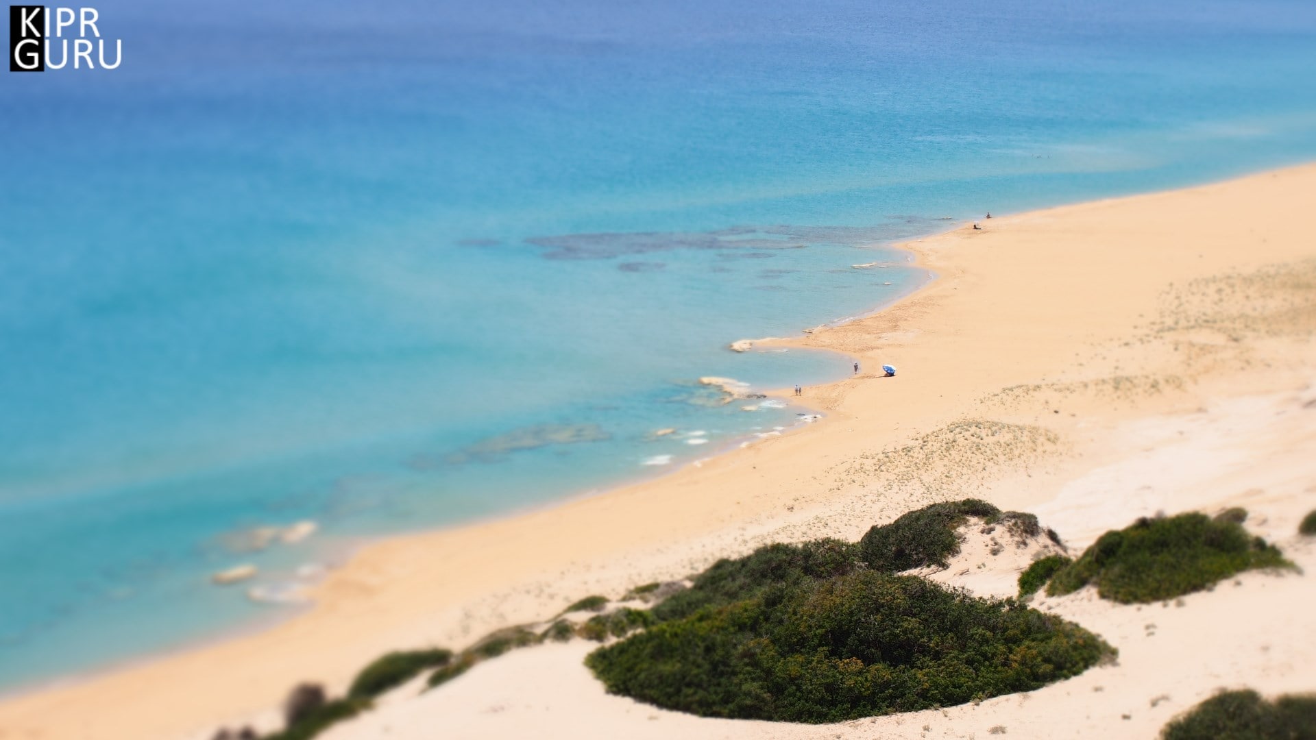 Пляж Golden Sands (Long beach). Северный Кипр.