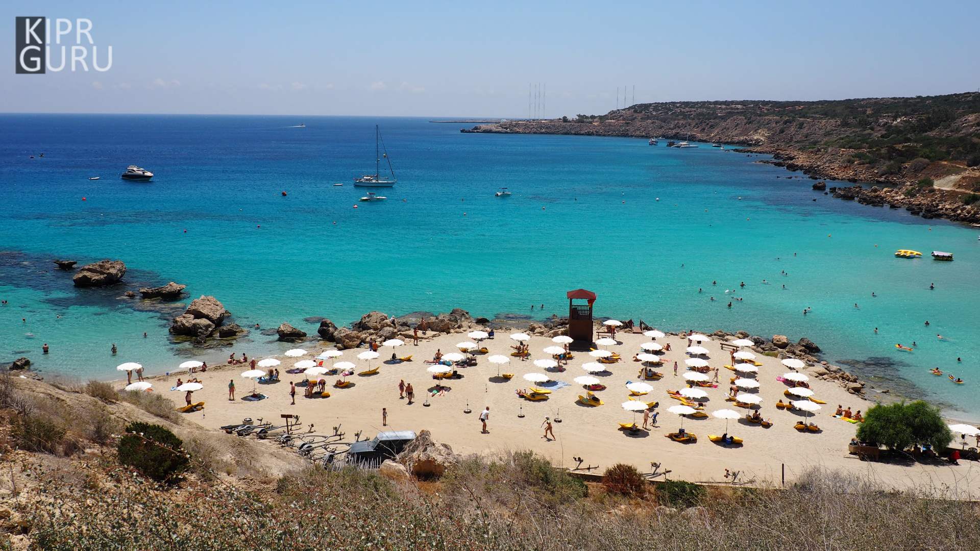 Пляж Konnos Bay (Кипр, Протарас)