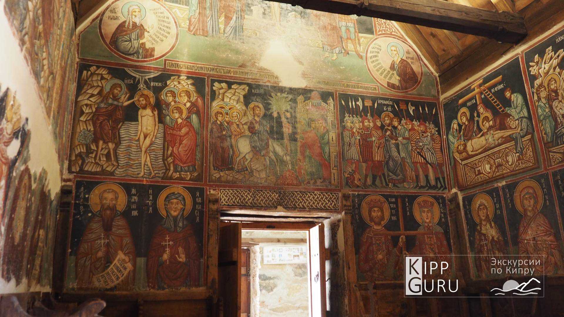Роспись в церкви Архангела Михаила (Кипр)