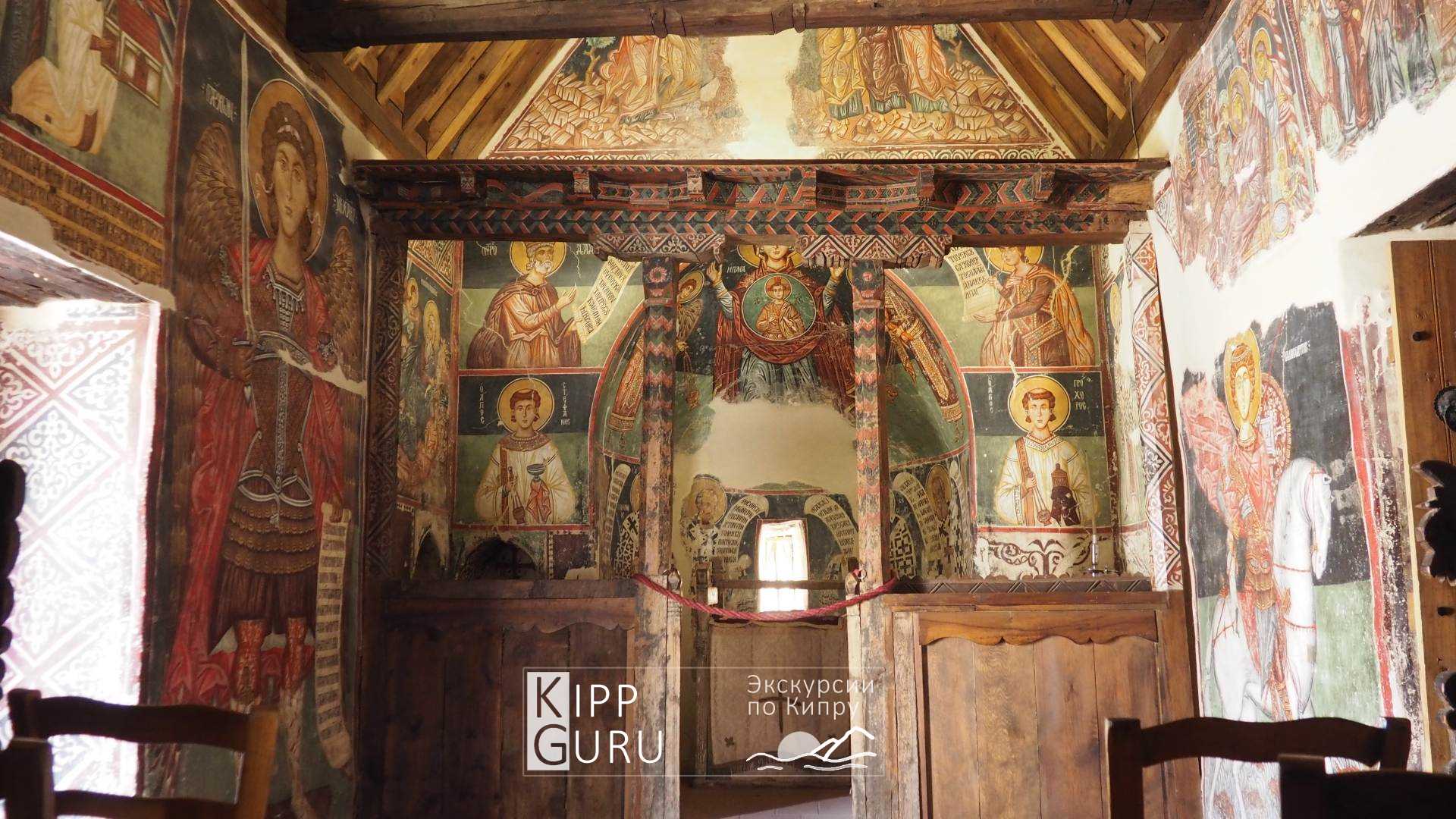 Фрески в церкви Архангела Михаила (Кипр)