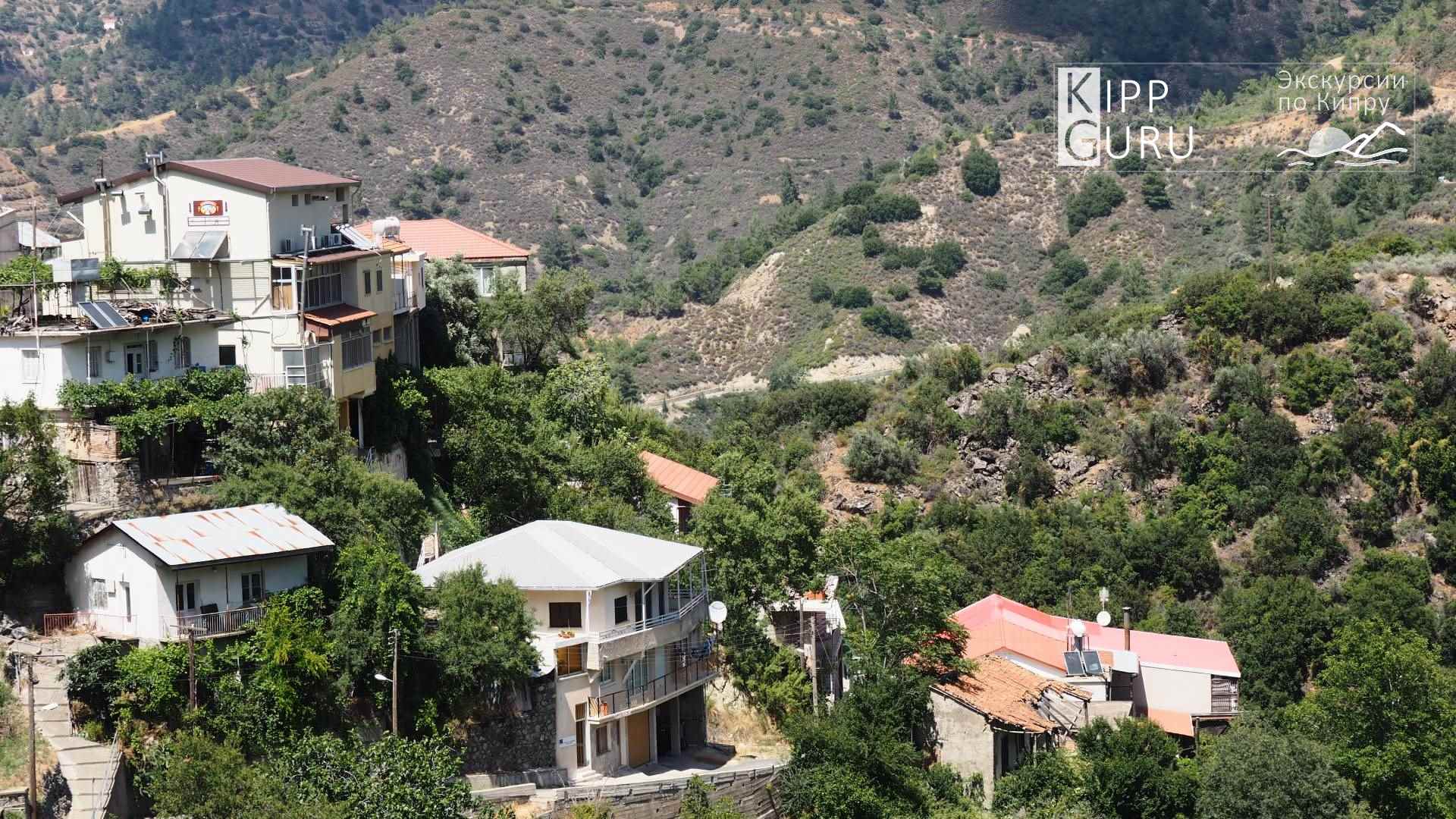 Панорама деревни Мутулас (Кипр)