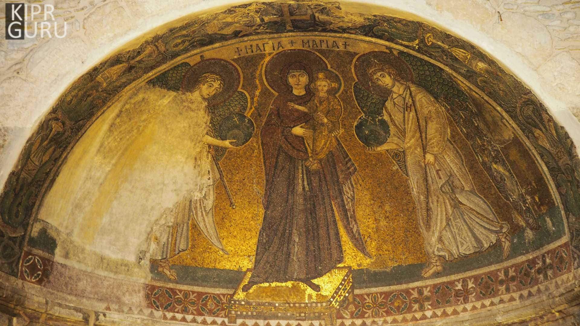Мозаика в церкви Панагии Ангелоктисти в Кити (Кипр)