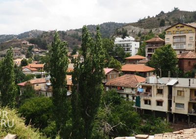 Панорама деревни Какопетрия (Кипр)