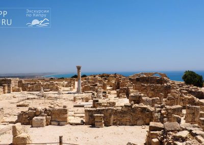 Руины древнего города Саламис (Кипр)