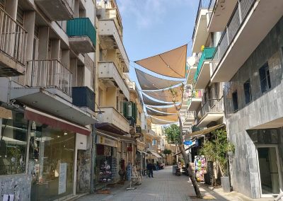 Пустынная улица в Никосии (Кипр)